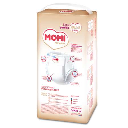 Подгузники-трусики Momi Premium XL 12-20кг 38шт