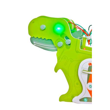Конструктор электронный SHARKTOYS развивающий светильник для сборки по робототехнике Динозавр