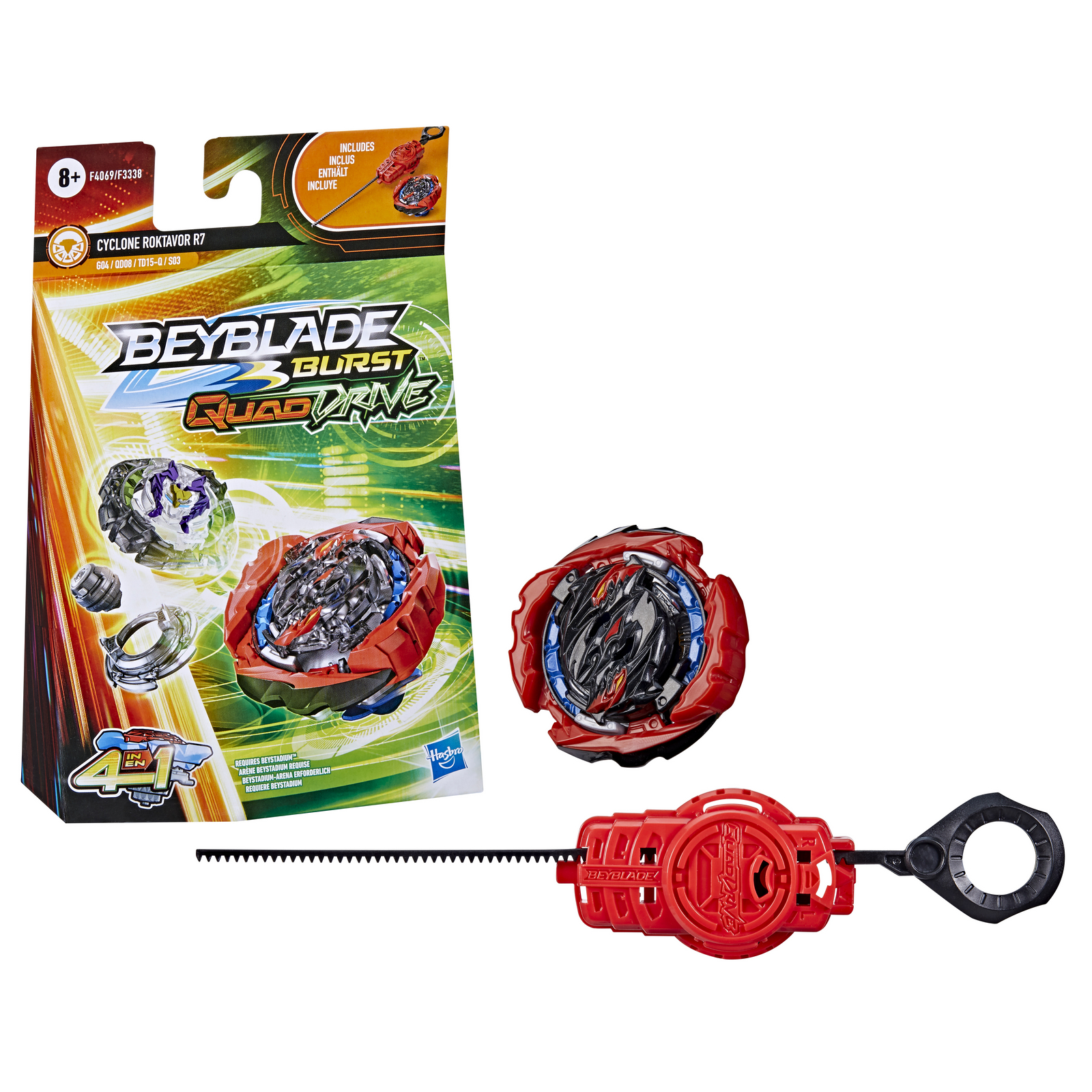 Набор игровой BeyBlade Циклон Роктавор R7 с пускателем F4069EU4 - фото 5