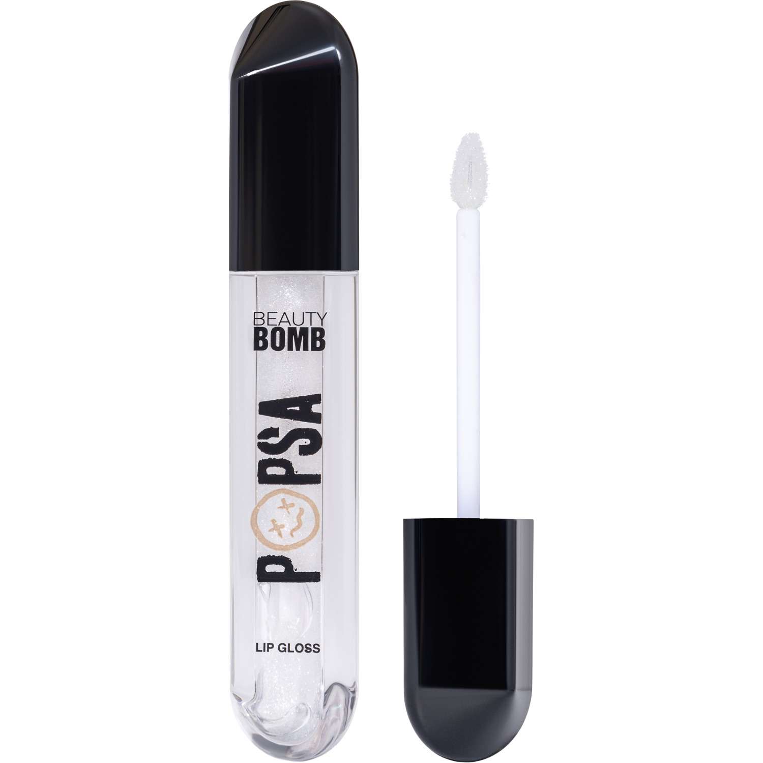 Блеск для губ Beauty Bomb 01 Blockbuster прозрачный с блестками - фото 1
