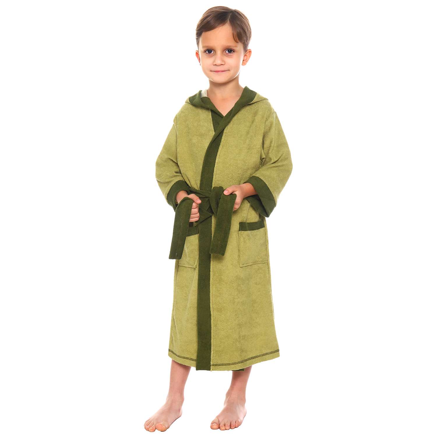 Халат Детская Одежда 8003М/оливковый - фото 4