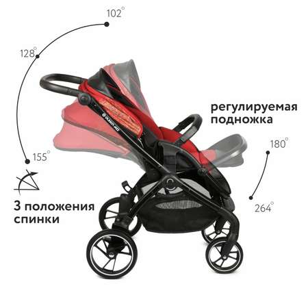 Коляска прогулочная Olsson Jazz Red N91