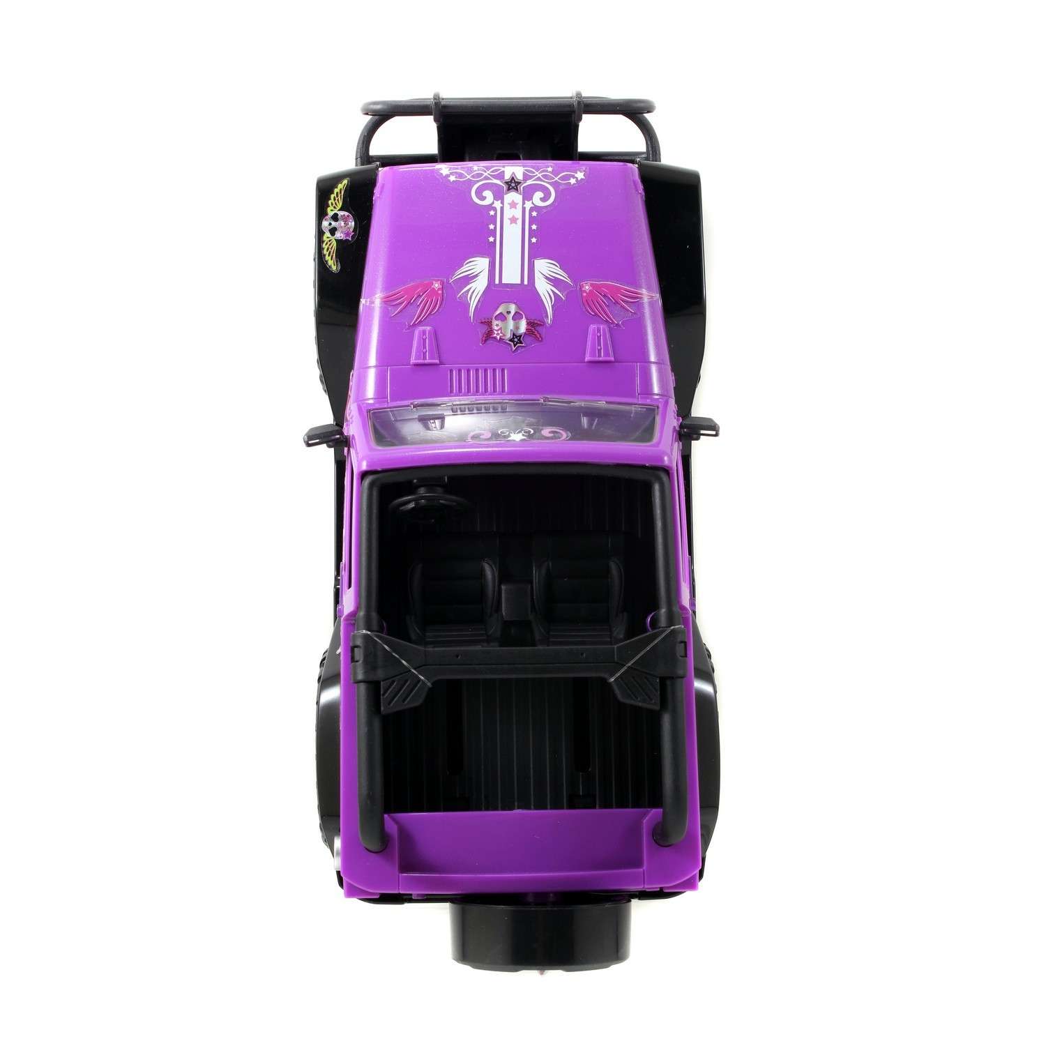 Машинка на радиоуправлении Jada масштаб 1:16 Girlmazing Jeep Фиолетовая 96962 - фото 7