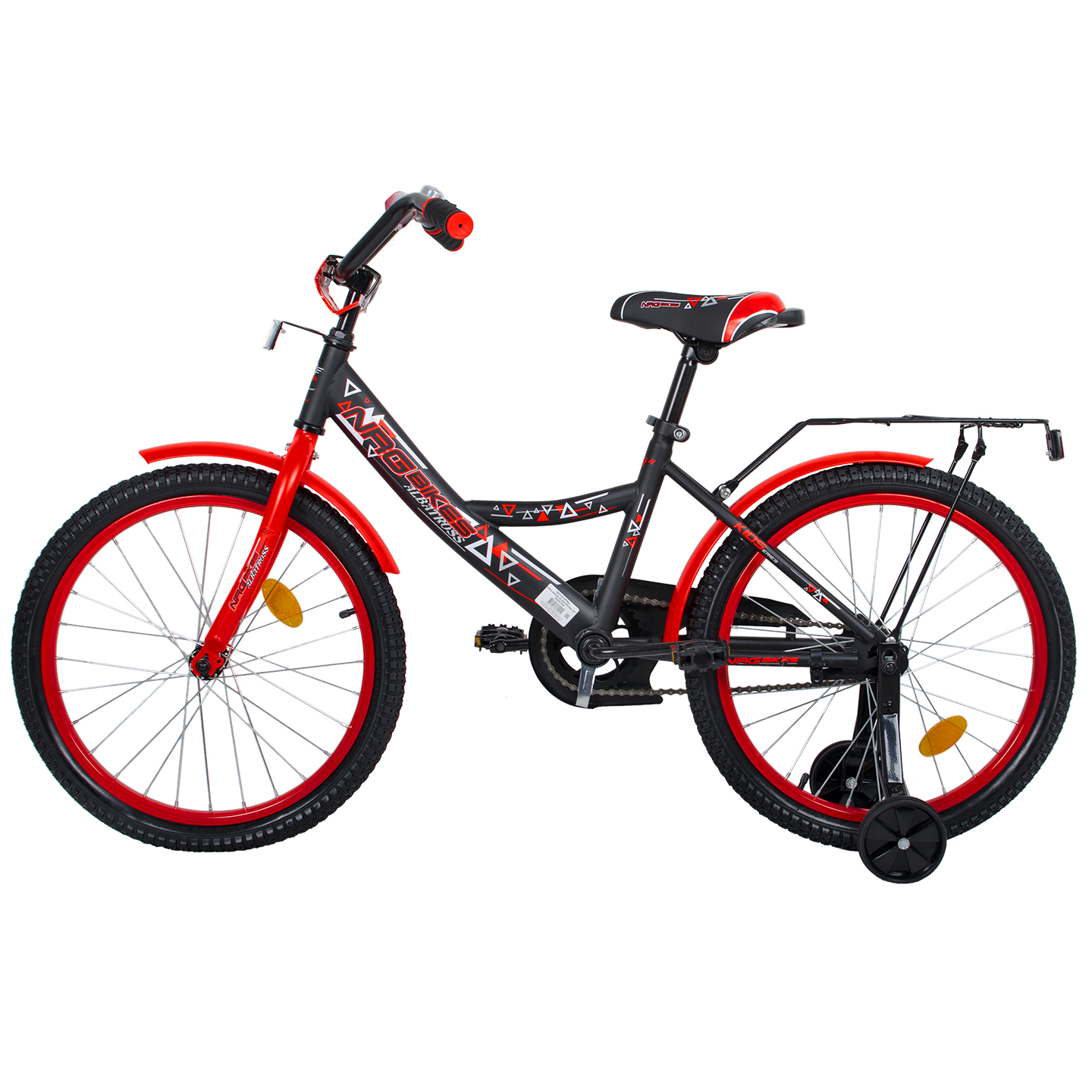 Велосипед NRG BIKES ALBATROSS 20 black-red - фото 12