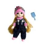 Кукла 1TOY Alisa Kawaii mini с расчёской длинные светлые волосы в шапке