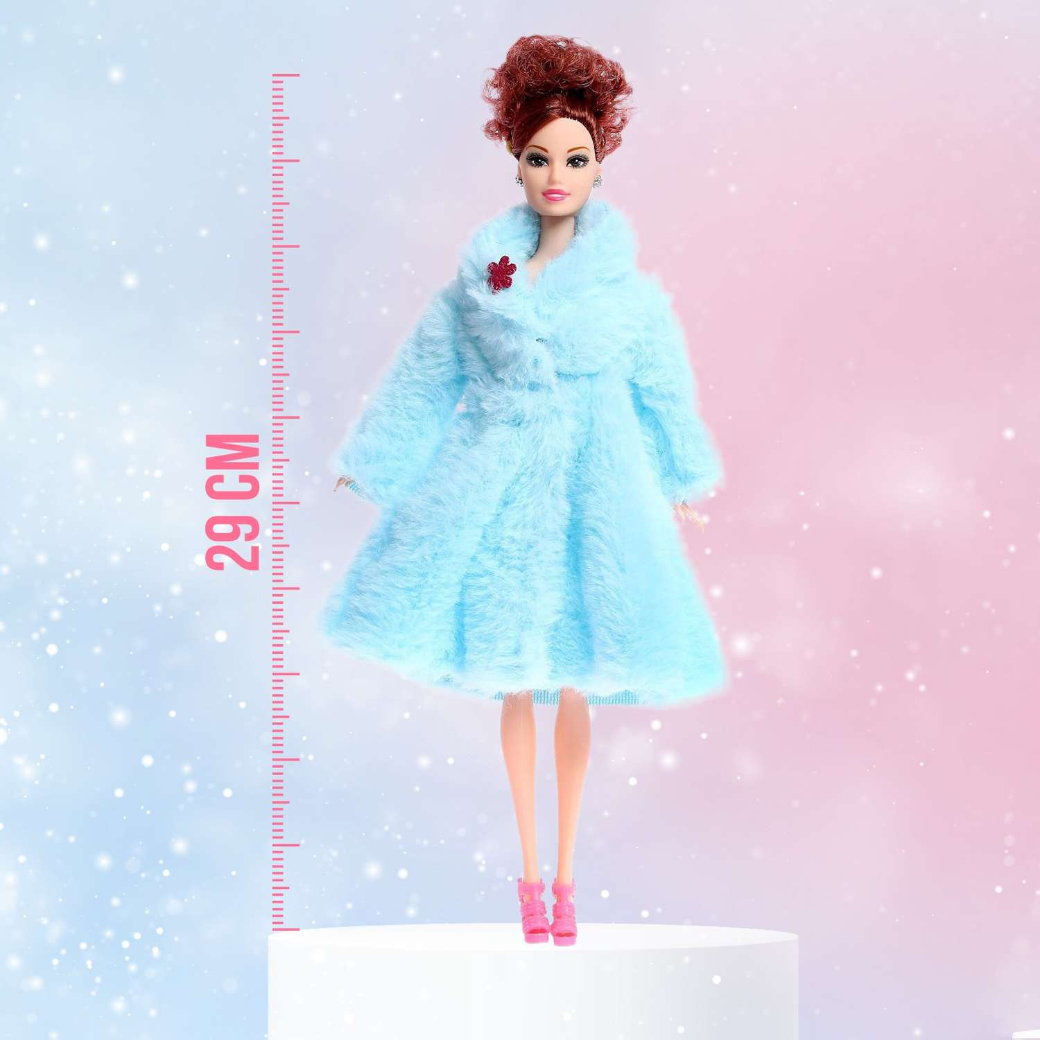 Кукла-модель Sima-Land «Инна» в шубе 9049696 - фото 1
