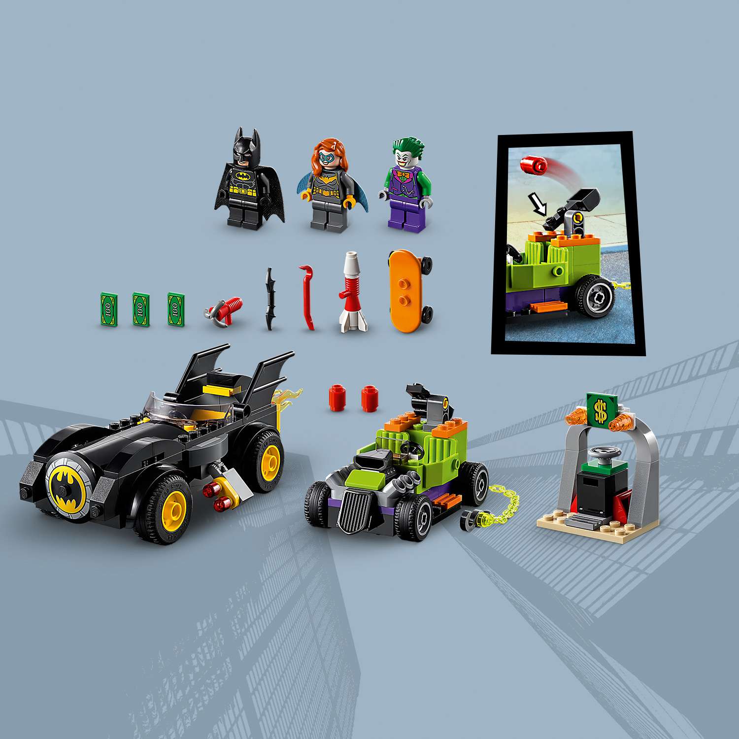 Конструктор LEGO Super Heroes Бэтмен против Джокера погоня на Бэтмобиле 76180 - фото 5