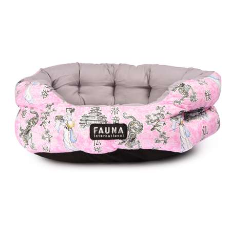 Лежак для животных FAUNA Tokyo Pink мягкий FIDB-8010