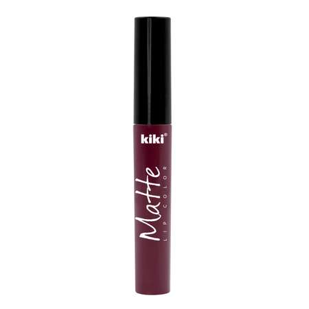 Жидкая помада для губ KIKI Matte lip color 210 сливовый